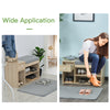 Shoe Storage Bench w/ Drawer 3 Compartments Cushion Home Boots Multifunction