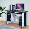 Computer Desk Workstation Table Sliding Keyboard Shelf Wood Drawer Office Home