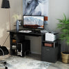 Wood Computer Desk Laptop Workstation PC Table Drawer Shelf Office Home Business