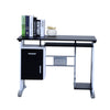 Computer Desk Workstation Table Sliding Keyboard Shelf Wood Drawer Office Home