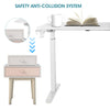 Electric Standing Desk Frame Height Adjustable Low Noise Motor White/Black