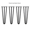 Hairpin Table Legs Set of 4 with 10mm Steel 2&3 Prong Furniture Table Desk Bench