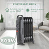 Oil Filled Radiator 6 7 9 11 Fin Electric Heater With Timer Thermostat Black UK