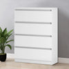 White Modern Bedside Table Cabinet Chest of Drawers 2 3 4 5 6 Drawer Bedroom