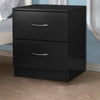Chest Of Drawers Black 1 2 3 4 5 Drawer Nightstand Tall Wide Storage Furniture