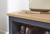 LANCASTER RANGE SIMPLE SHOE CABINET OTTOMAN STORAGE UNIT BENCH WALL RACK HALLWAY