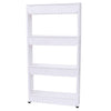 SLIM SLIDE OUT KITCHEN TROLLEY BATHROOM RACK HOLDER STORAGE SHELF ON WHEELS