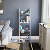 Ladder Shelving Unit Shelf Bookcase 4 5 Tier Display Storage Plant Stand Rack