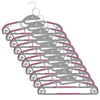 Non Slip Coat Clothes Hangers Strong Plastic Trouser Bar Dresses Slim Tie Suit