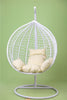 Outdoor Egg Chair Swing SET- Rattan Cocoon Swing Garden Seat COMPLETE