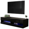 GALICIA 120CM 150CM 180CM WALL TV UNIT STAND W/ LED LCD ENTERTAINMENT CABINET