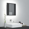Modern LED Illuminated Bathroom Mirror Cabinet Wall Mounted with Sheft Storage
