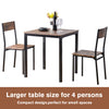 Dining Table And Chairs 2/4 Set Wooden Industrial Retro Kitchen Dining Table Set
