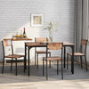 Dining Table And Chairs 2/4 Set Wooden Industrial Retro Kitchen Dining Table Set