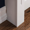 Radiator Cover White Modern Horizontal MDF Wood Grill Cabinet Shelf