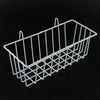 Metal Wire Basket Wall Mount Hanging Organizer Storage Rack 23x10x8cm