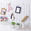 Metal Wire Basket Wall Mount Hanging Organizer Storage Rack 23x10x8cm