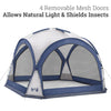 Dome Event Shelter Gazebo Outdoor Garden Camping Waterproof UV Extra Large