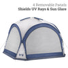 Dome Event Shelter Gazebo Outdoor Garden Camping Waterproof UV Extra Large