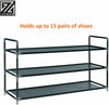 3 Tier Fabric SHOE Stand Storage Organiser RACK Lightweight Compact Space Save