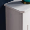Radiator Cover White Modern Horizontal MDF Wood Grill Cabinet Shelf