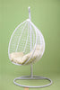 Outdoor Egg Chair Swing SET- Rattan Cocoon Swing Garden Seat COMPLETE