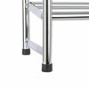 2/4 TIER EXTENDABLE CHROME FREE STANDING SHOE BOOT RACK STORAGE SHELF STAND