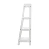 4 Tier Wooden Ladder Storage Shelf Bathroom Unit Bookcase Display Stand