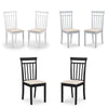 COAST WHITE/GREY DROPLEAF DINING TABLE & CHAIRS KITCHEN DINING ROOM FURNITURE