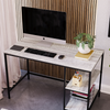Industrial Computer Desk PC Laptop Table 2 Shelf Home Office Study Workstation