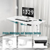 Electric Standing Desk Frame Height Adjustable Low Noise Motor White/Black