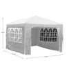 3x4m Sides Gazebo Marquee Tent Garden Party Waterproof Canopy Shelter Windbar