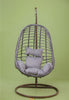 Outdoor Egg Chair Swing SET- Rattan Cocoon Swing Garden Seat COMPLETE