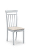 COAST WHITE/GREY DROPLEAF DINING TABLE & CHAIRS KITCHEN DINING ROOM FURNITURE