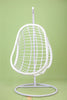 Outdoor Egg Chair Swing SET- Rattan Cocoon Swing Garden Seat COMPLETE