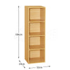 Oxford 2 3 4 5 Tier Bookcase Cube Storage Shelf Display Wood Furniture Unit