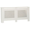 Radiator Cover White Modern Horizontal MDF Wood Grill Cabinet Shelf