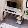 Industrial Computer Desk PC Laptop Table 2 Shelf Home Office Study Workstation