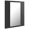 Modern LED Illuminated Bathroom Mirror Cabinet Wall Mounted with Sheft Storage