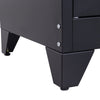 Industrial TV Cabinet Stand Media Center Steel Shelf Doors Storage System