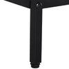 Console Table Worktop Bottom Shelf Industrial Minimal Style Two Drawer Home