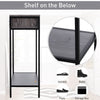 Console Table Worktop Bottom Shelf Industrial Minimal Style Two Drawer Home