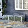 71” Aluminum Greenhouse Plants Raised Bed Vented Cold Frame Protector