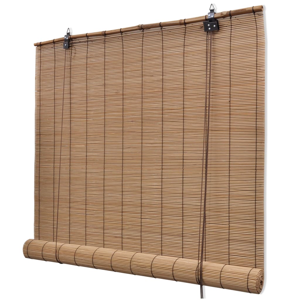 Roller Blind Bamboo Home Window Curtain Shade Cover Privacy Screen vidaXL