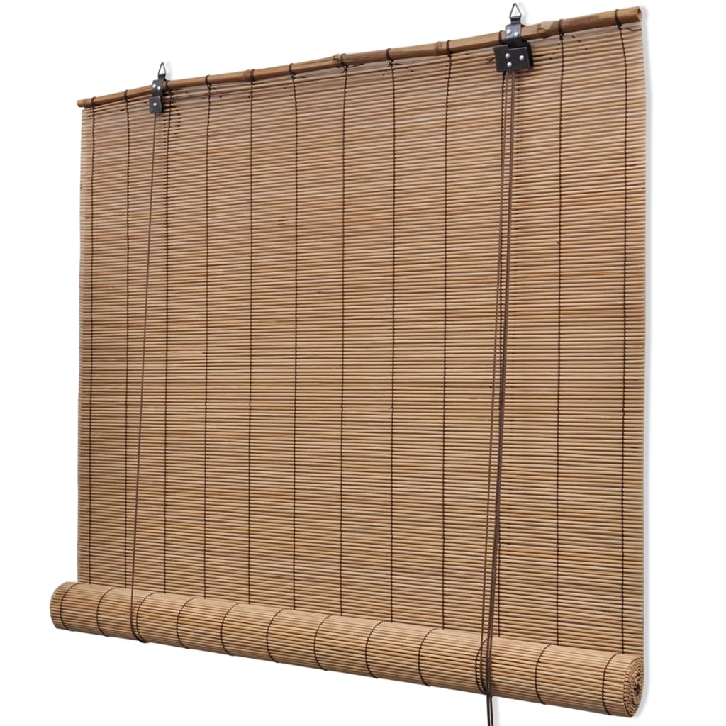 Roller Blind Bamboo Home Window Curtain Shade Cover Privacy Screen vidaXL
