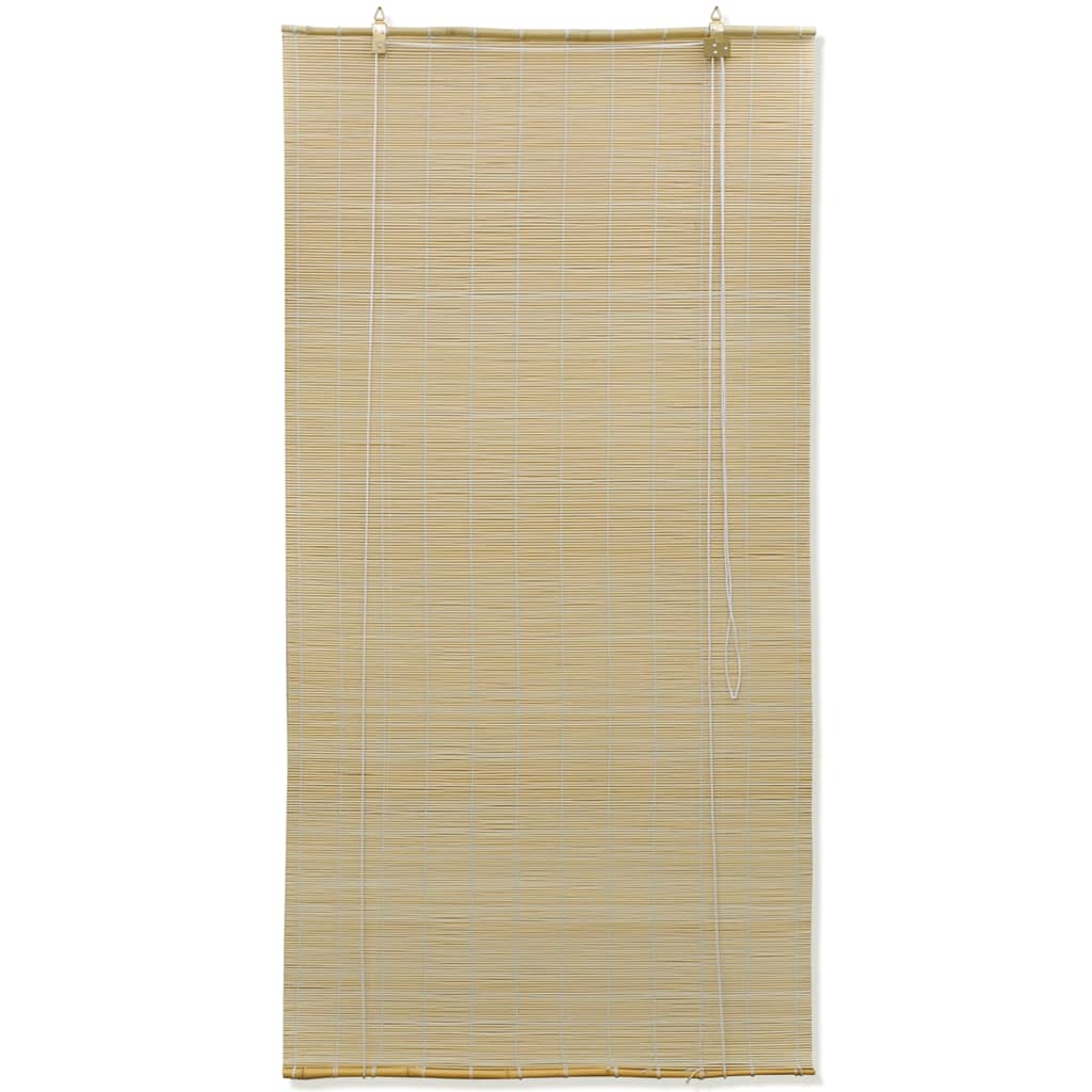 Roller Blind Bamboo Home Window Curtain Shade Cover Privacy Screen vidaXL