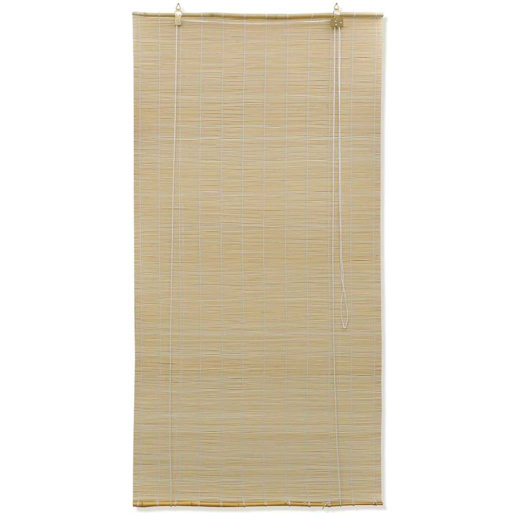 Roller Blind Bamboo Home Window Curtain Shade Cover Privacy Screen vidaXL