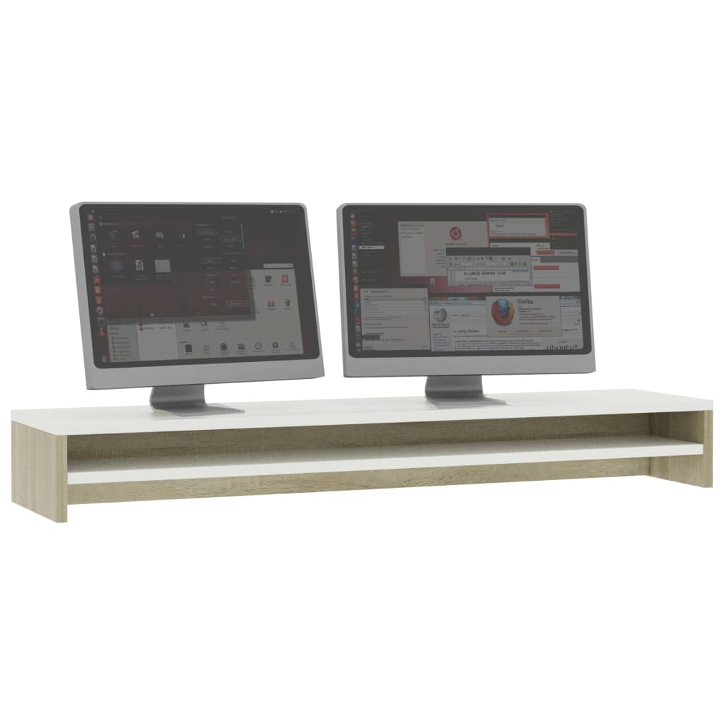 Monitor Stand Chipboard Screen Display Computer Laptop Multi Colours vidaXL