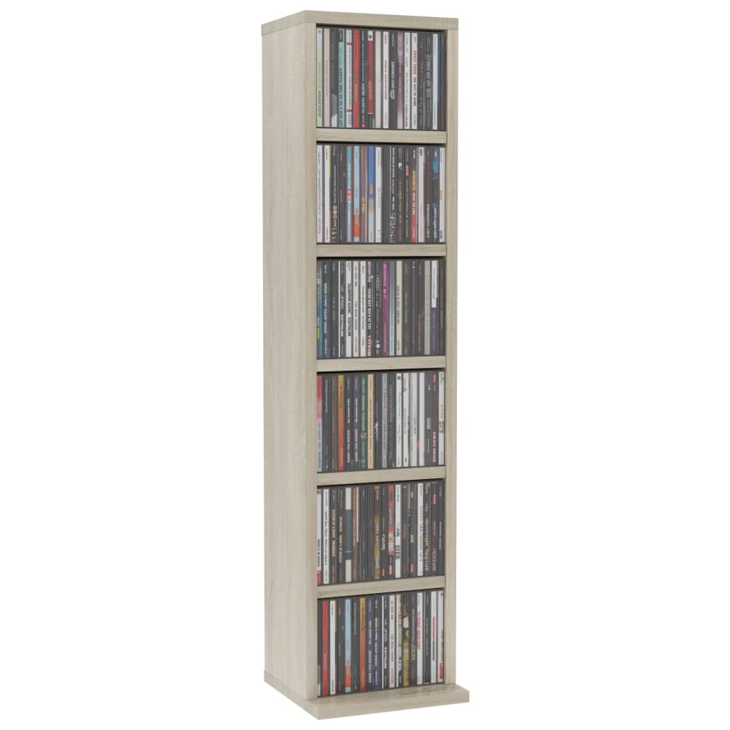 CD Cabinet Engineered Wood Storage Oraniser Shelf Cabinet Multi Colours vidaXL