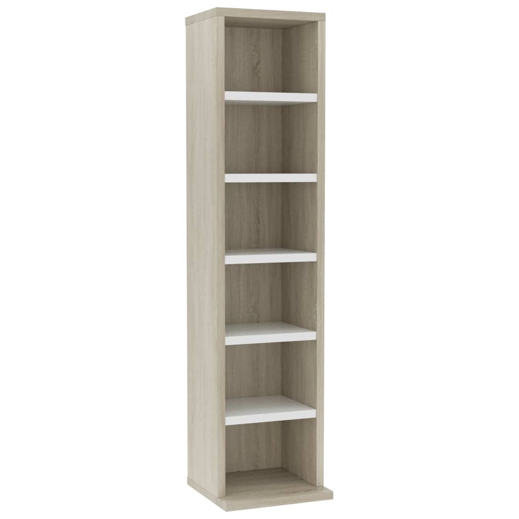 CD Cabinet Engineered Wood Storage Oraniser Shelf Cabinet Multi Colours vidaXL